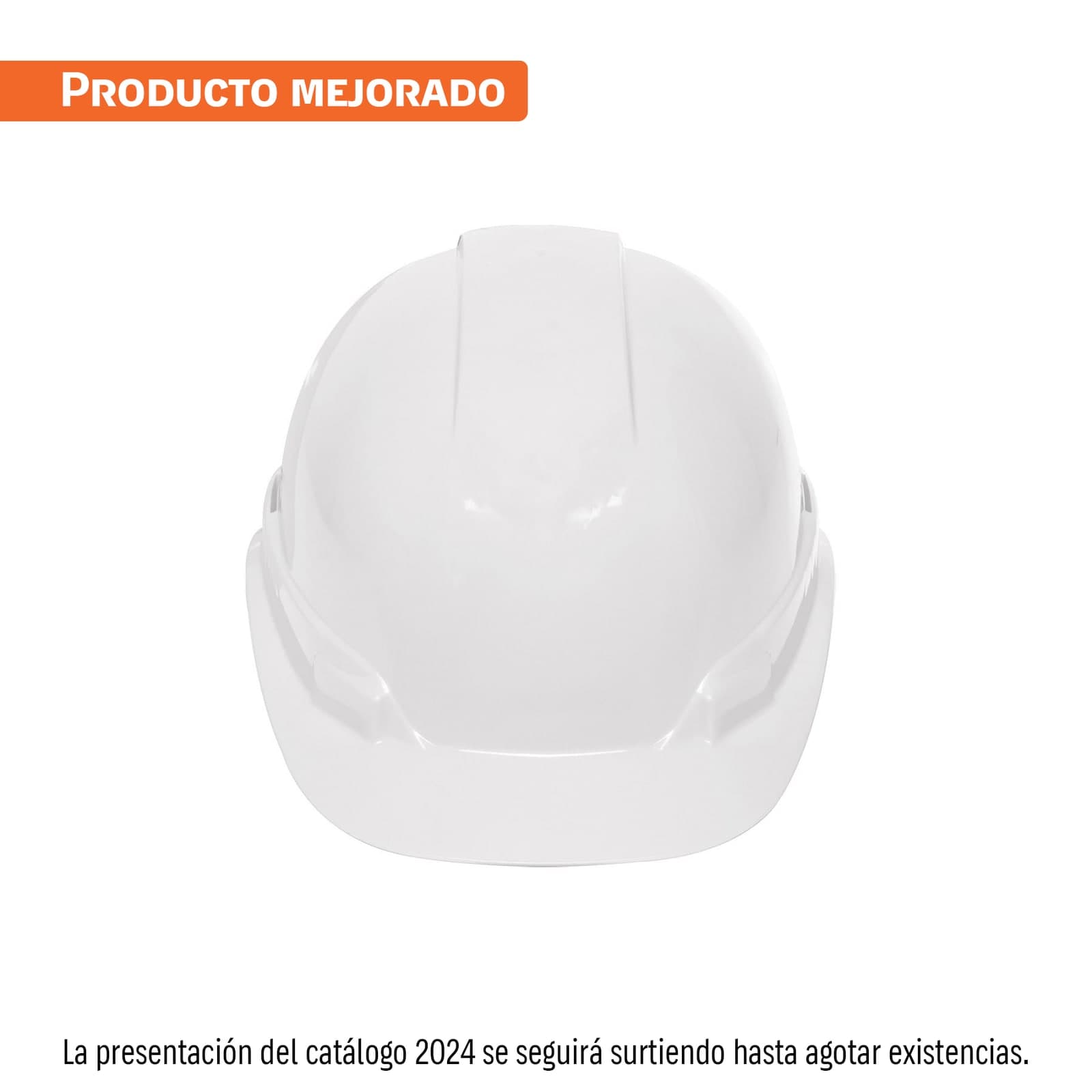 Casco de Seguridad Color Blanco C/Ajuste de Matraca Cas-bi Truper
