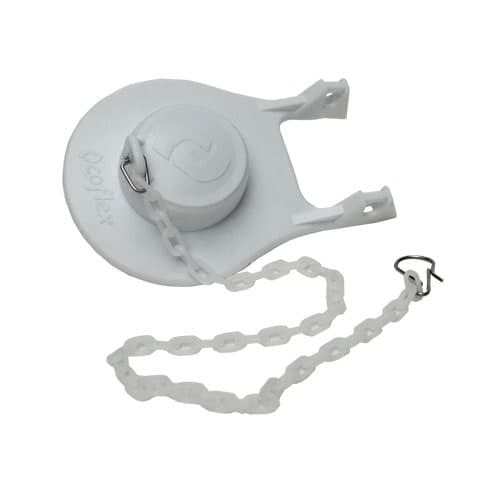 Válvula P/WC Sapo 2" C/Cadena Blanca Clásica P-B6040 Coflex