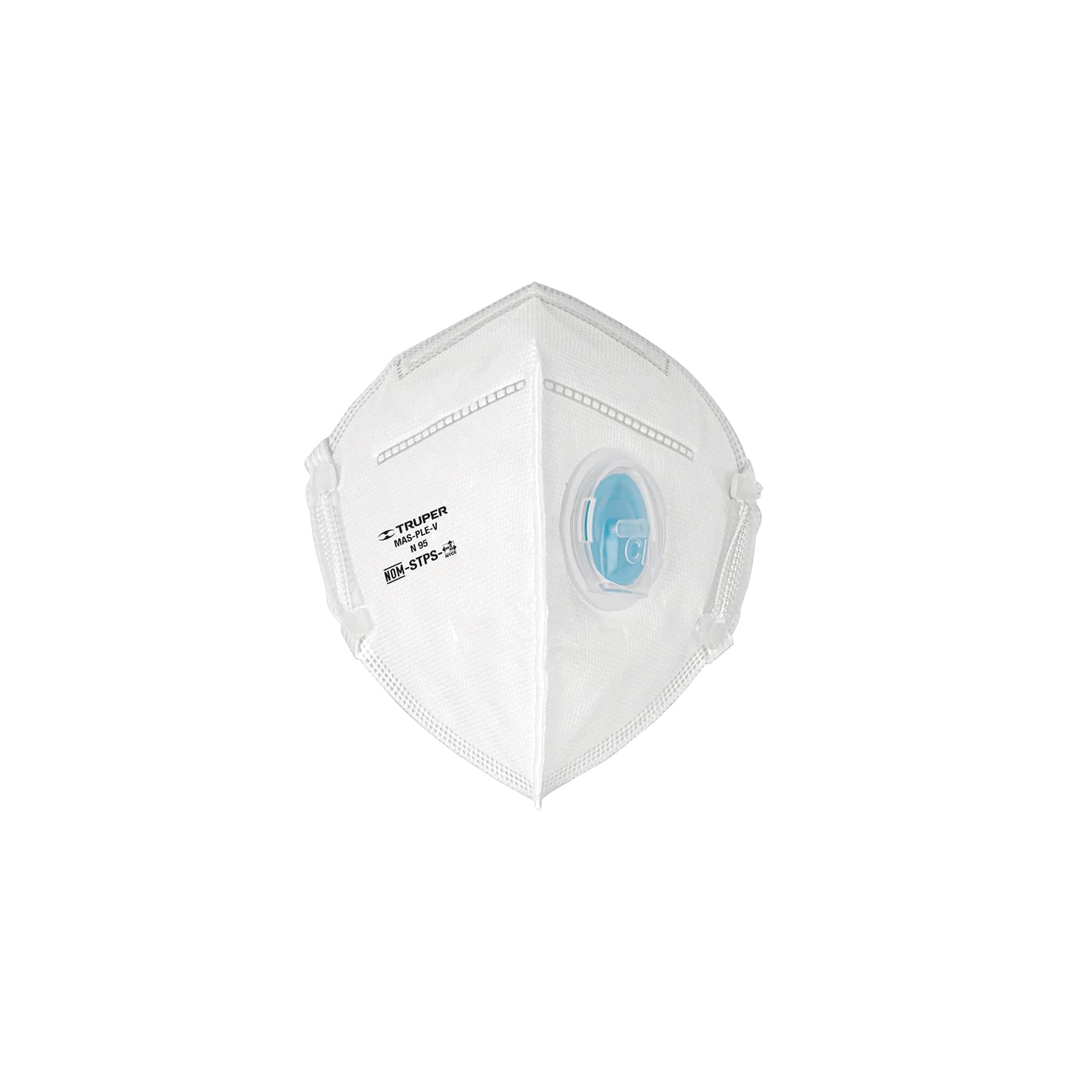 Tapa Boca Plegable N95 Blanco C/Válvula Mas-ple-v Truper
