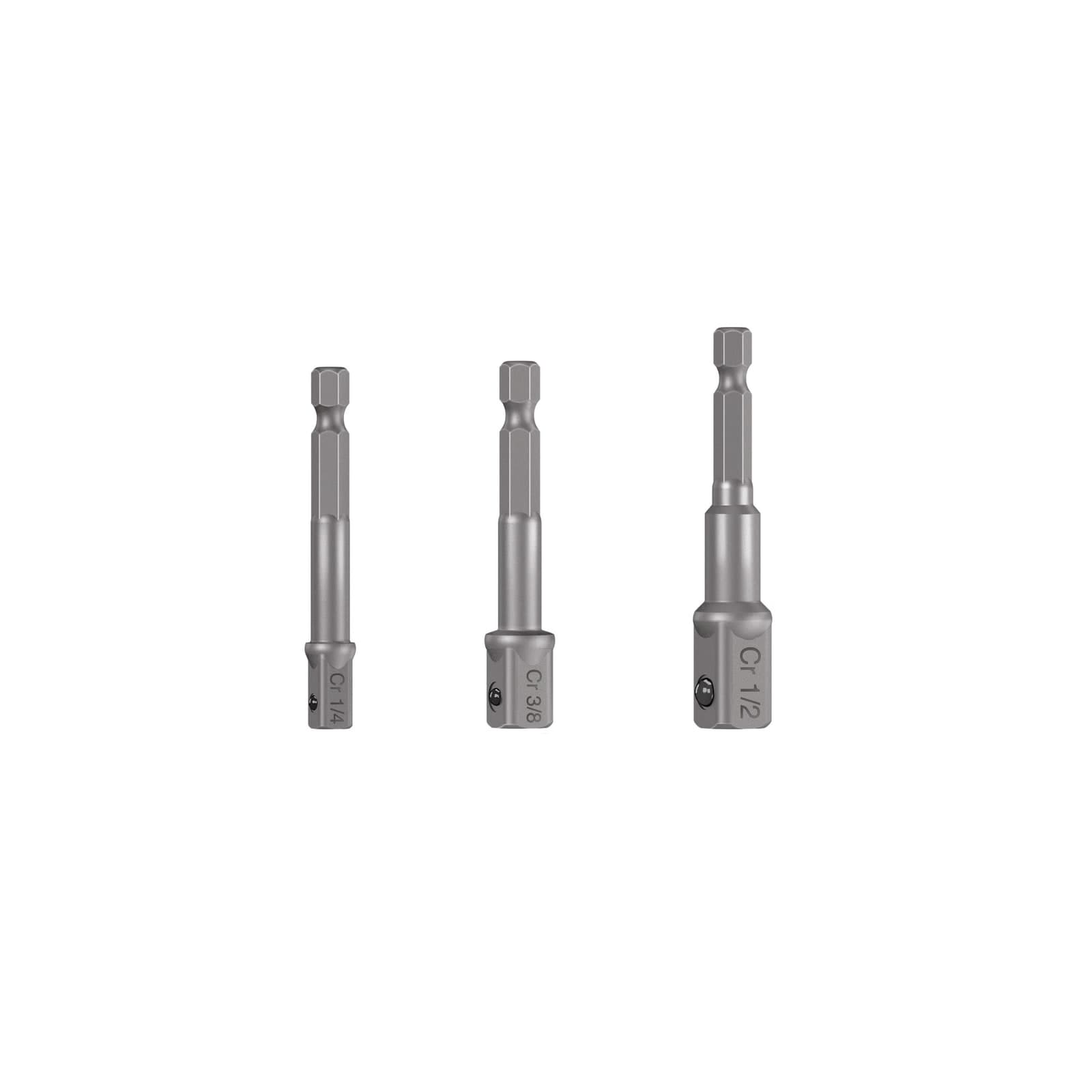 Jgo Adaptadores P/Dados 3 Pzs ADA-3 Truper