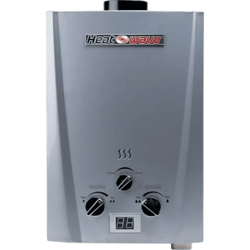 Boiler Paso Instantaneo 06 LT Gas LP 1 Servicio HW-GI06PY Heatwave