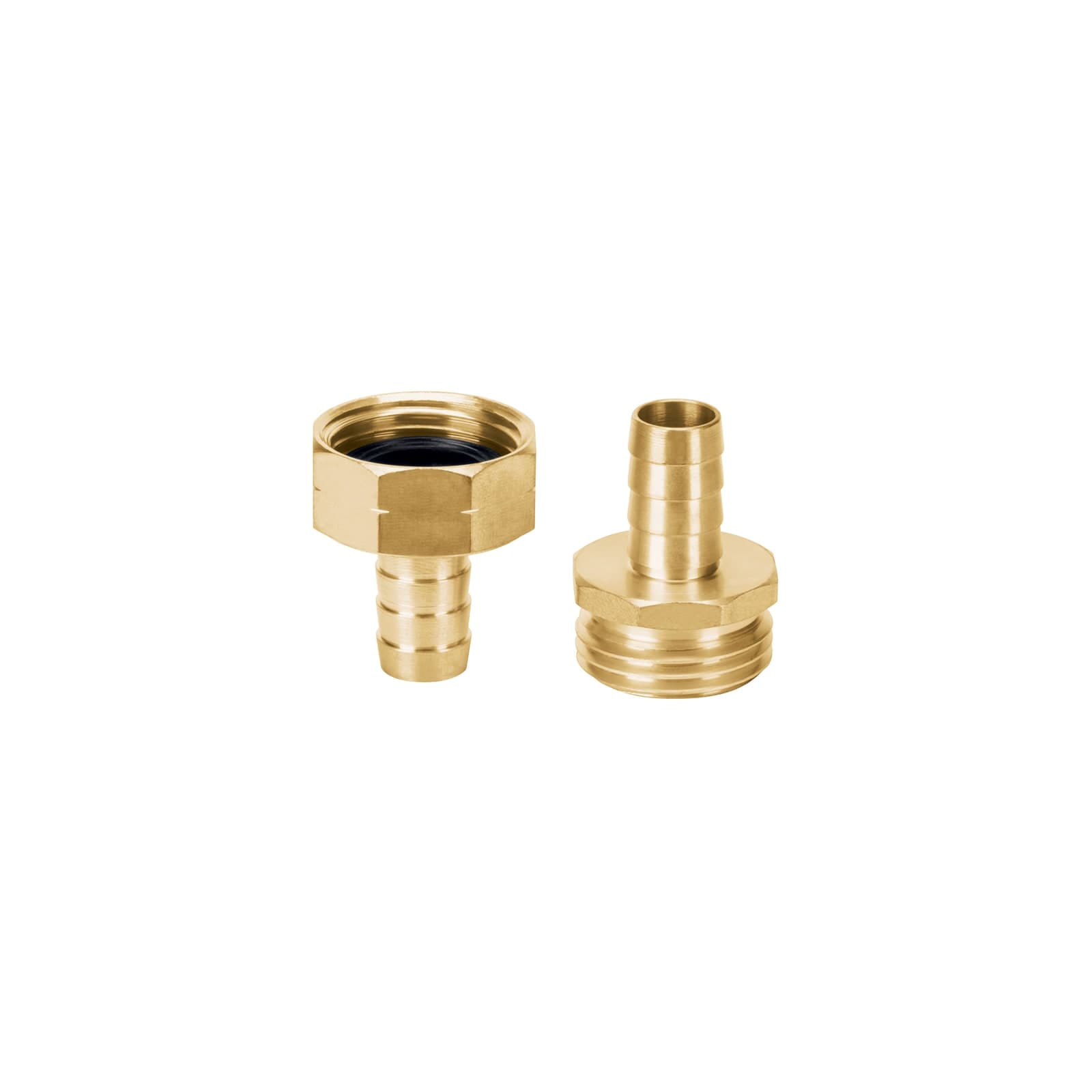 Conexión Macho y Hembra Laton 1/2" CFM-1/2B Truper