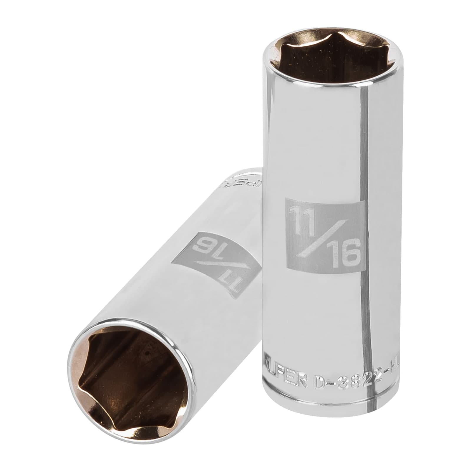 Dado 6 Puntas Cuadro 3/8 de 11/16" D-3822-HL Truper