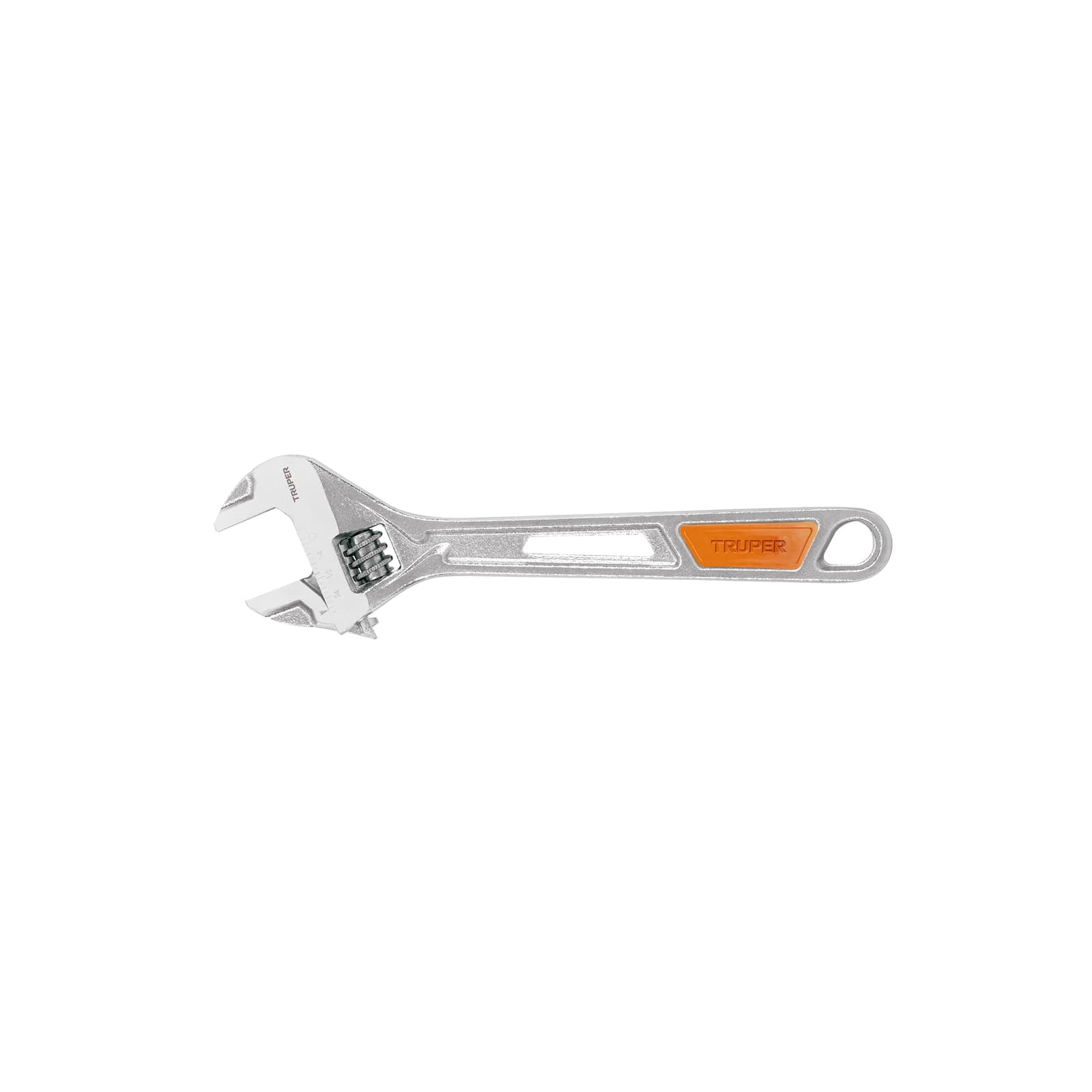Llave Ajustable Perico Cromada Mango PVC PET-8X Truper