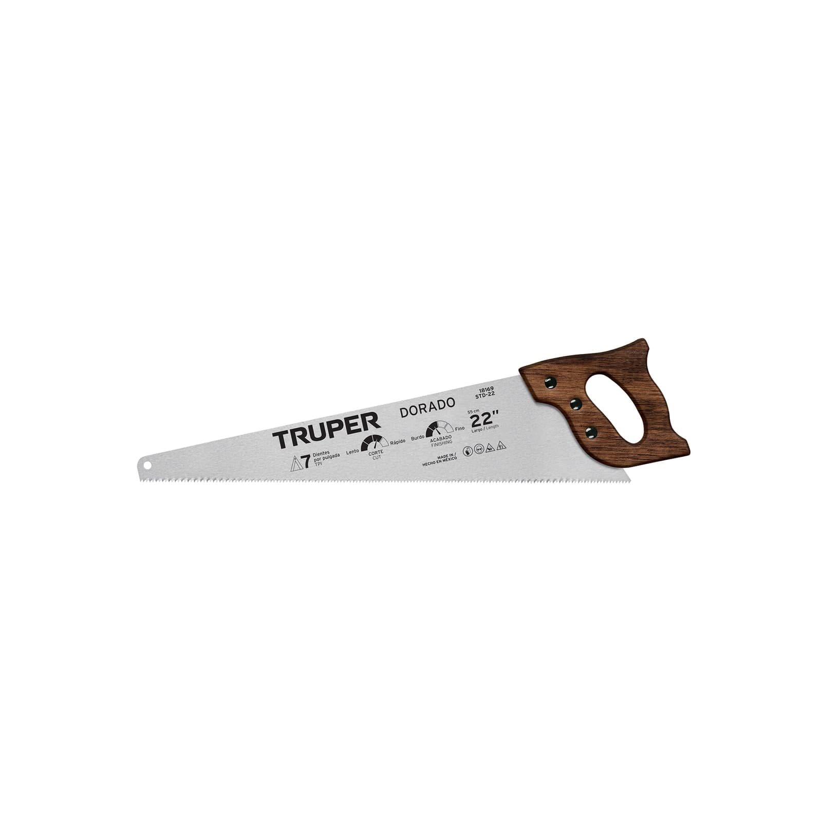 Serrucho 22" Dorado 7 Dpp STD-22 Truper
