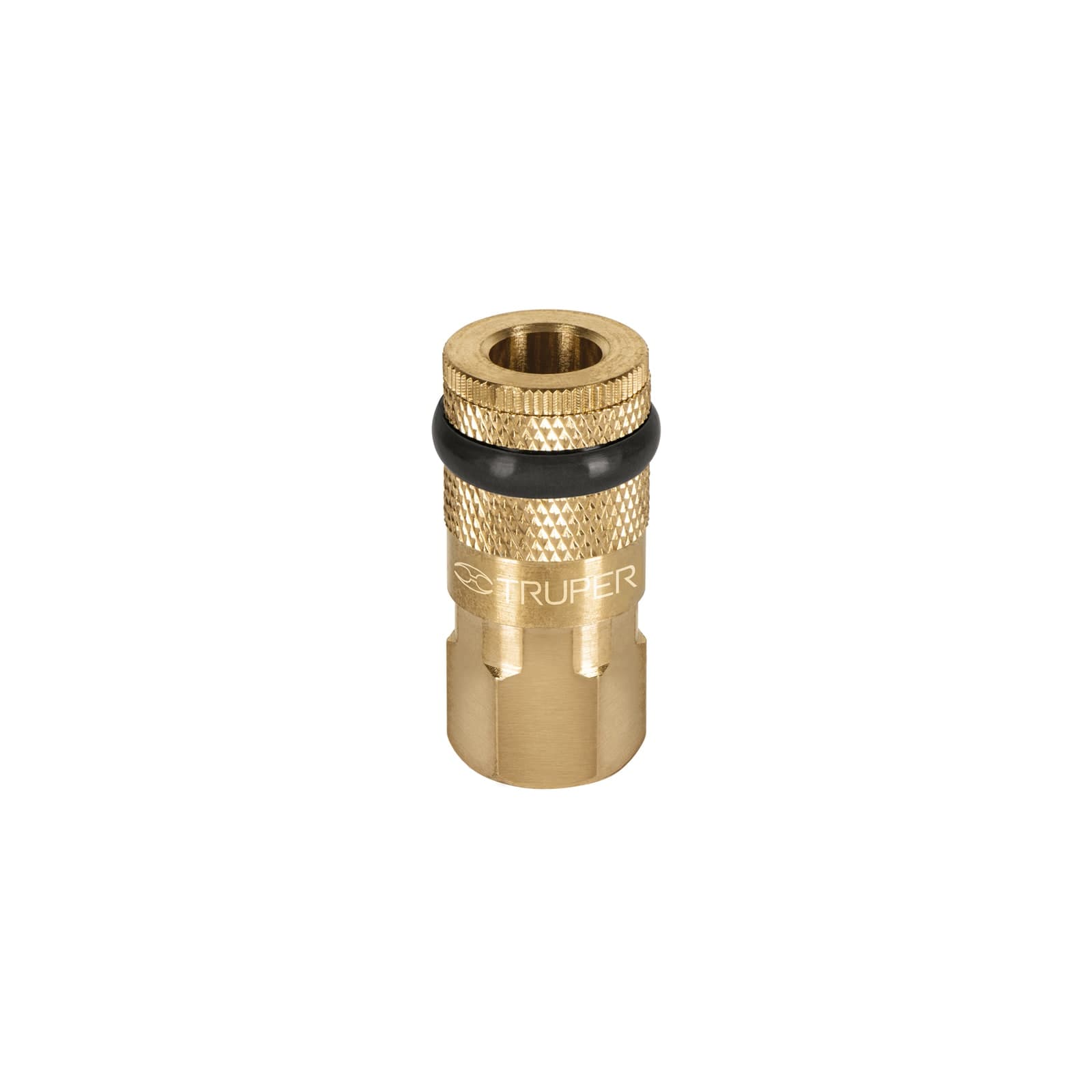Cople Rápido Laton Hembra Cuerda 1/4" Npt COPLE-HEM-1/4 Truper