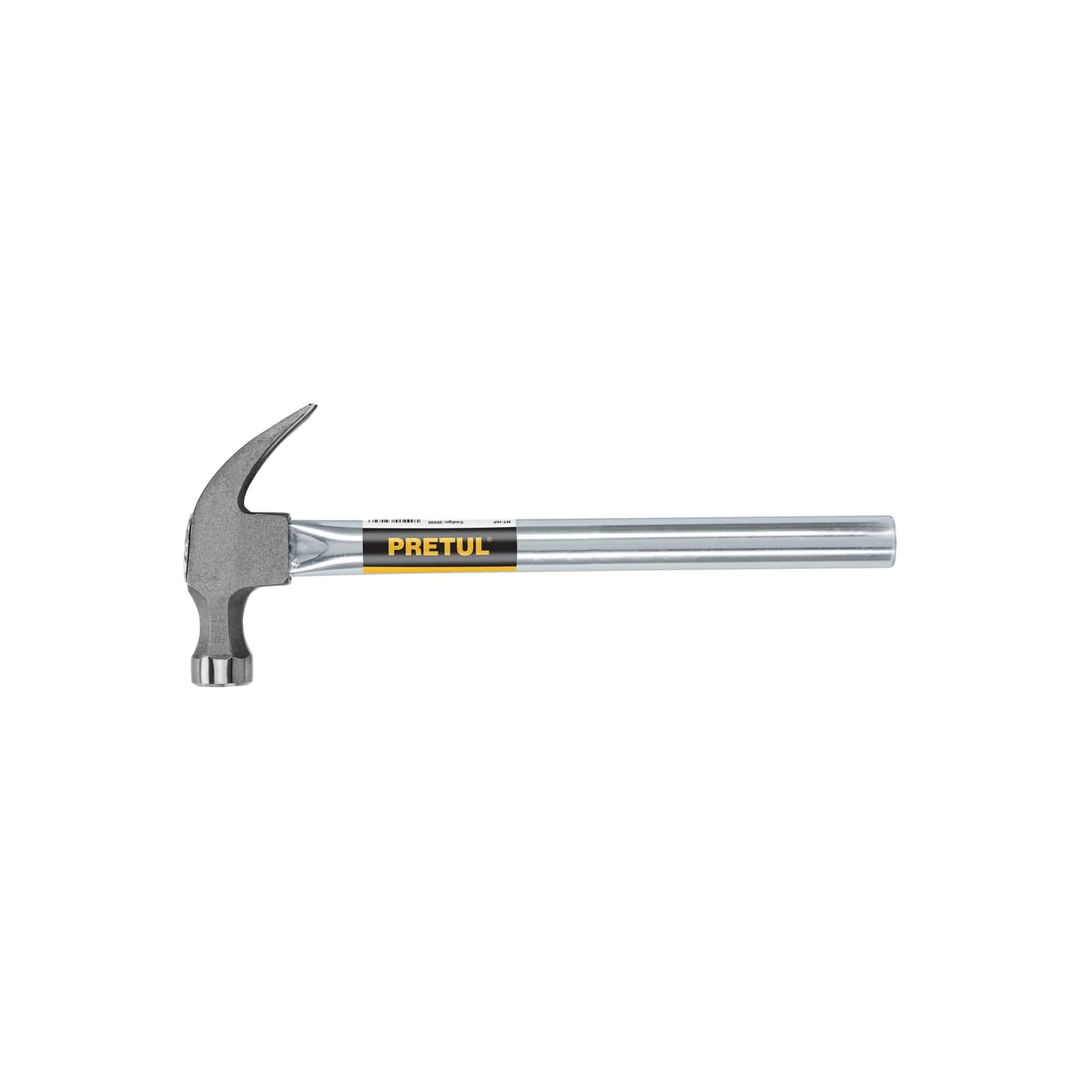 Martillo Tubular Uña Curva 16 OZ MT-16P Pretul