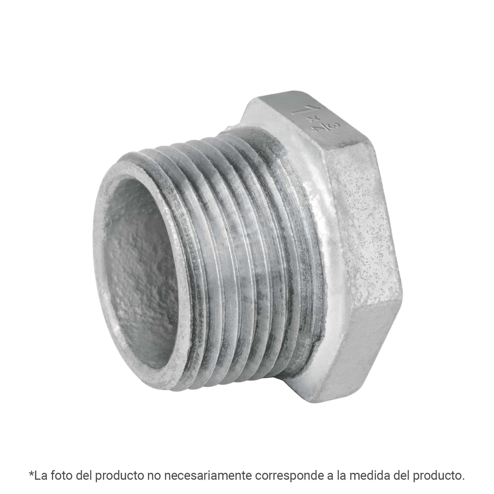 Reduccion Bushing Galv. 1/2" x 3/8"