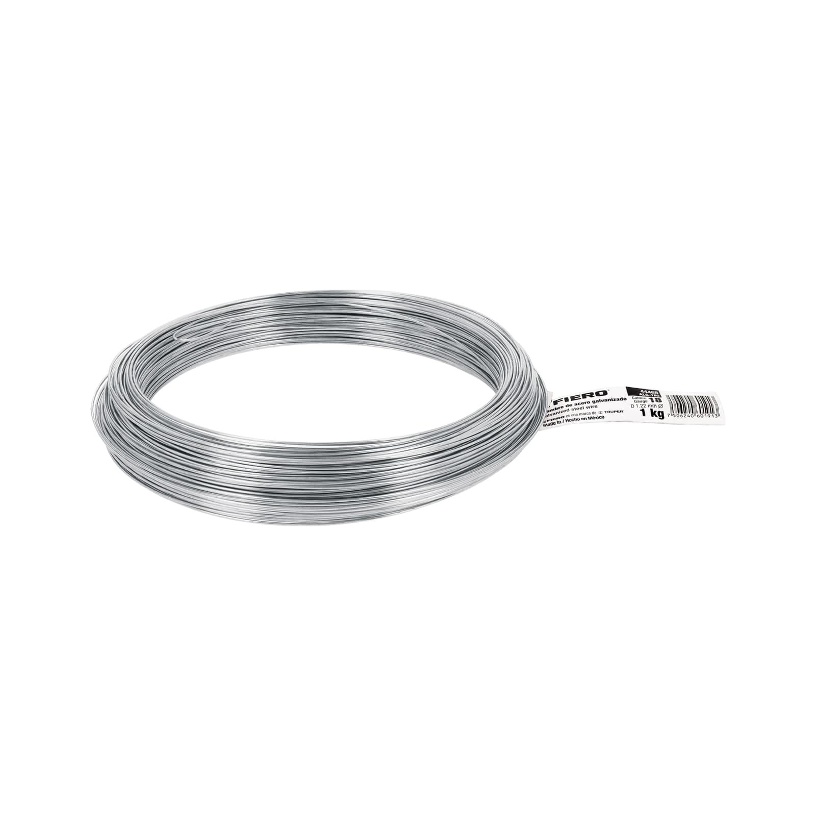 Alambre Galvanizado 1 KG Cal 18 ALG-180 Fiero