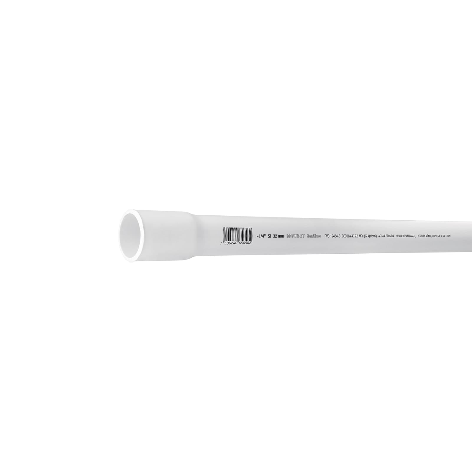 Tubo C-40 1-1/4 x 1 MT