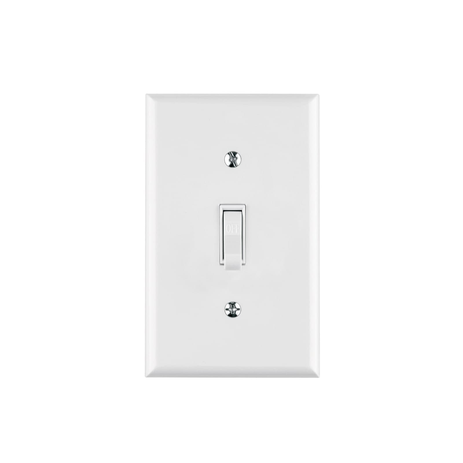 Placa Armada 1 Interruptor Sencillo Linea Standard Blanco Pa-apse-sb Volteck