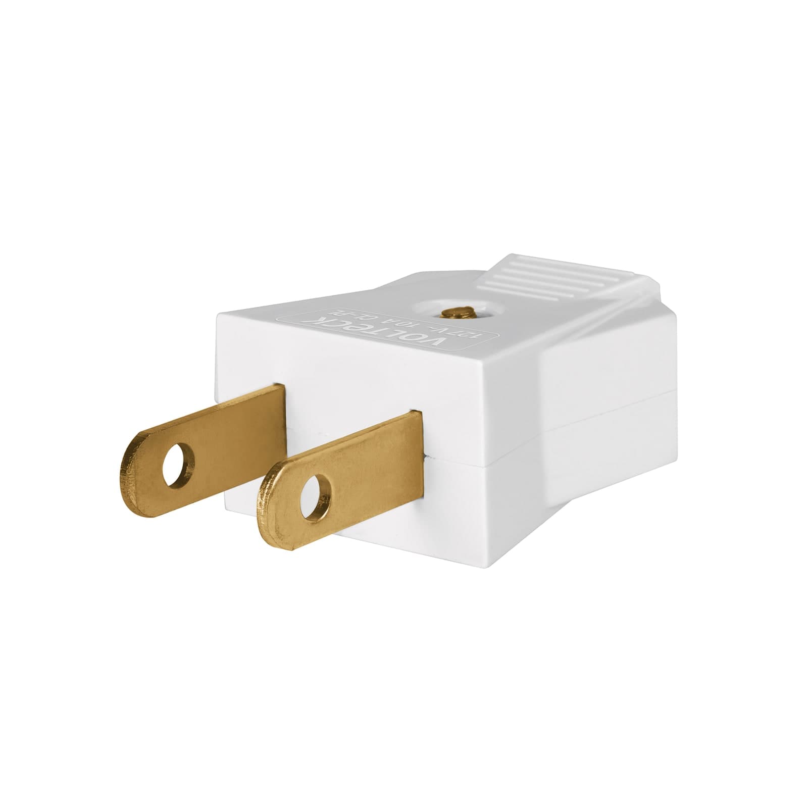 Clavija Plana Policarbonato (2 PZ) Cl-pl Volteck