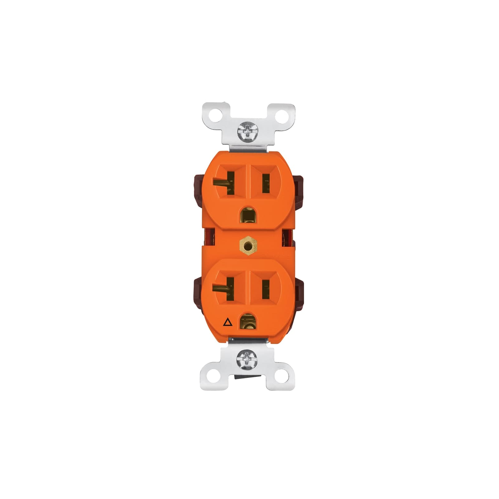 Contacto Duplex Tierra Aislada 20 a Linea Standard Codo-mtas Volteck