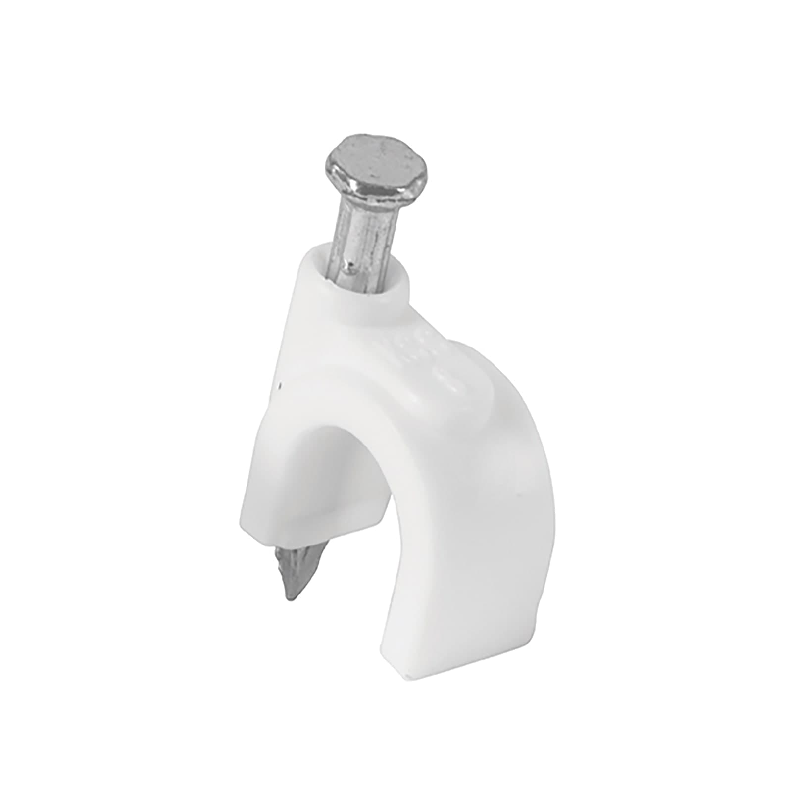Grapa Curva P/Cable Redondo 8 MM Blanca GCU-8B Truper