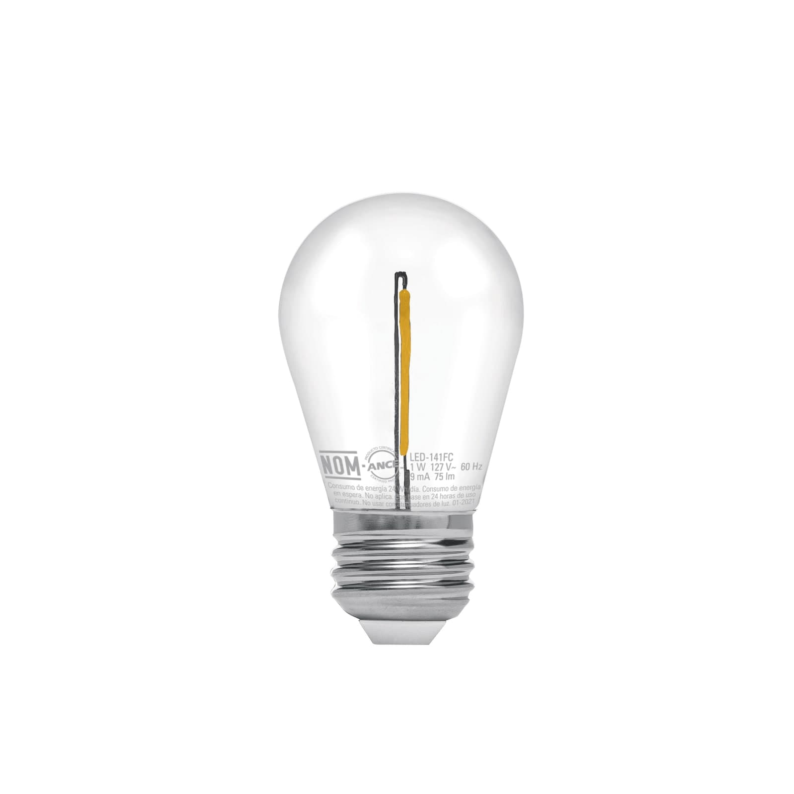 Foco Bulbo Halogeno Luz Calida 1 W LED-141FC Volteck
