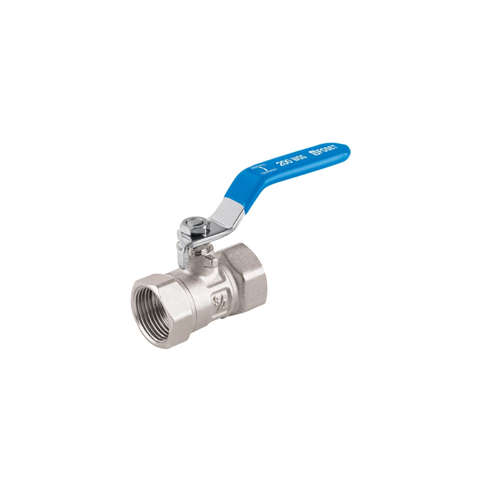 Válvula Esfera Metálica 3/4" Roscable ESRO-3/4 Foset