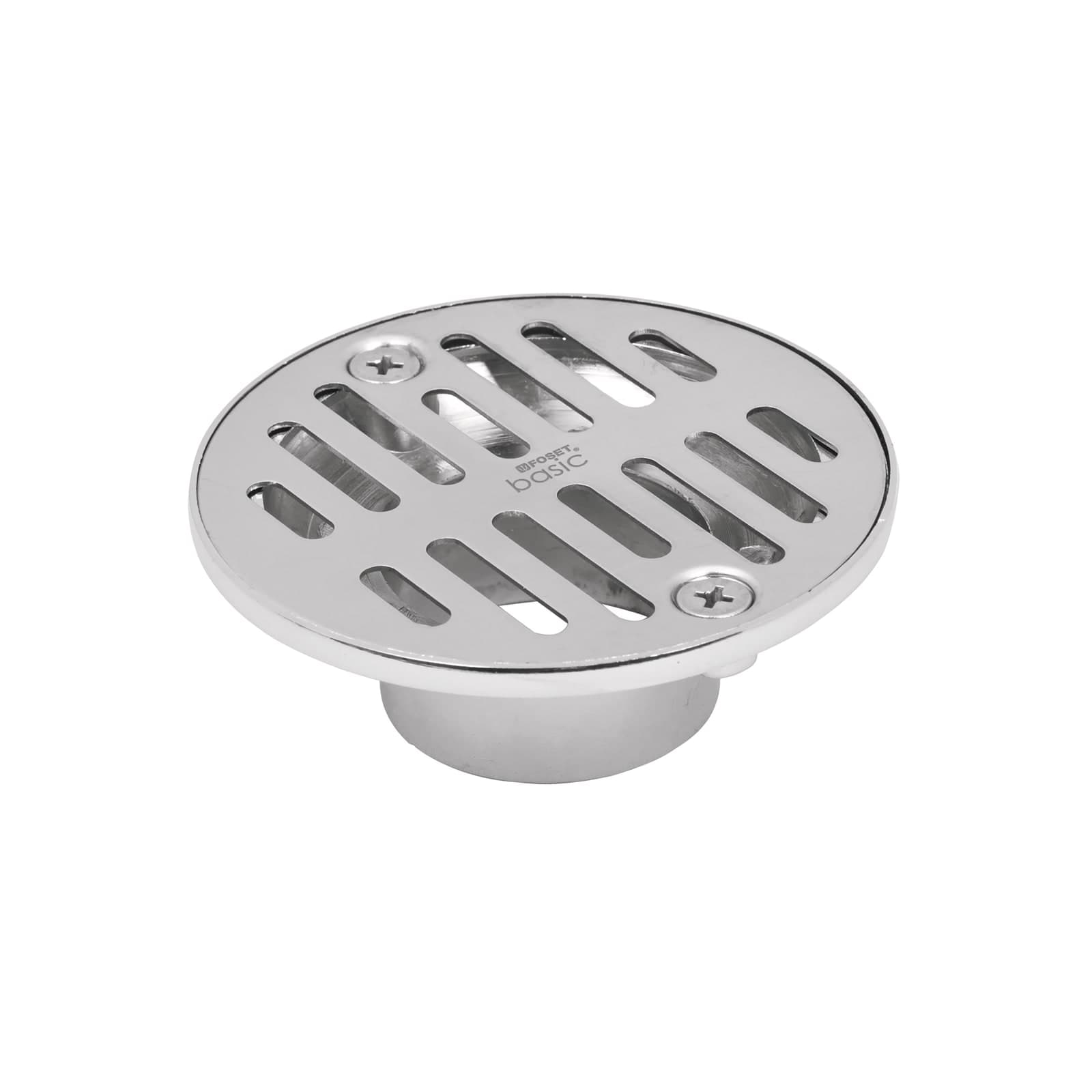 Coladera Universal Redonda C/Rejilla Metálica 3-1/2" RS-602 Foset