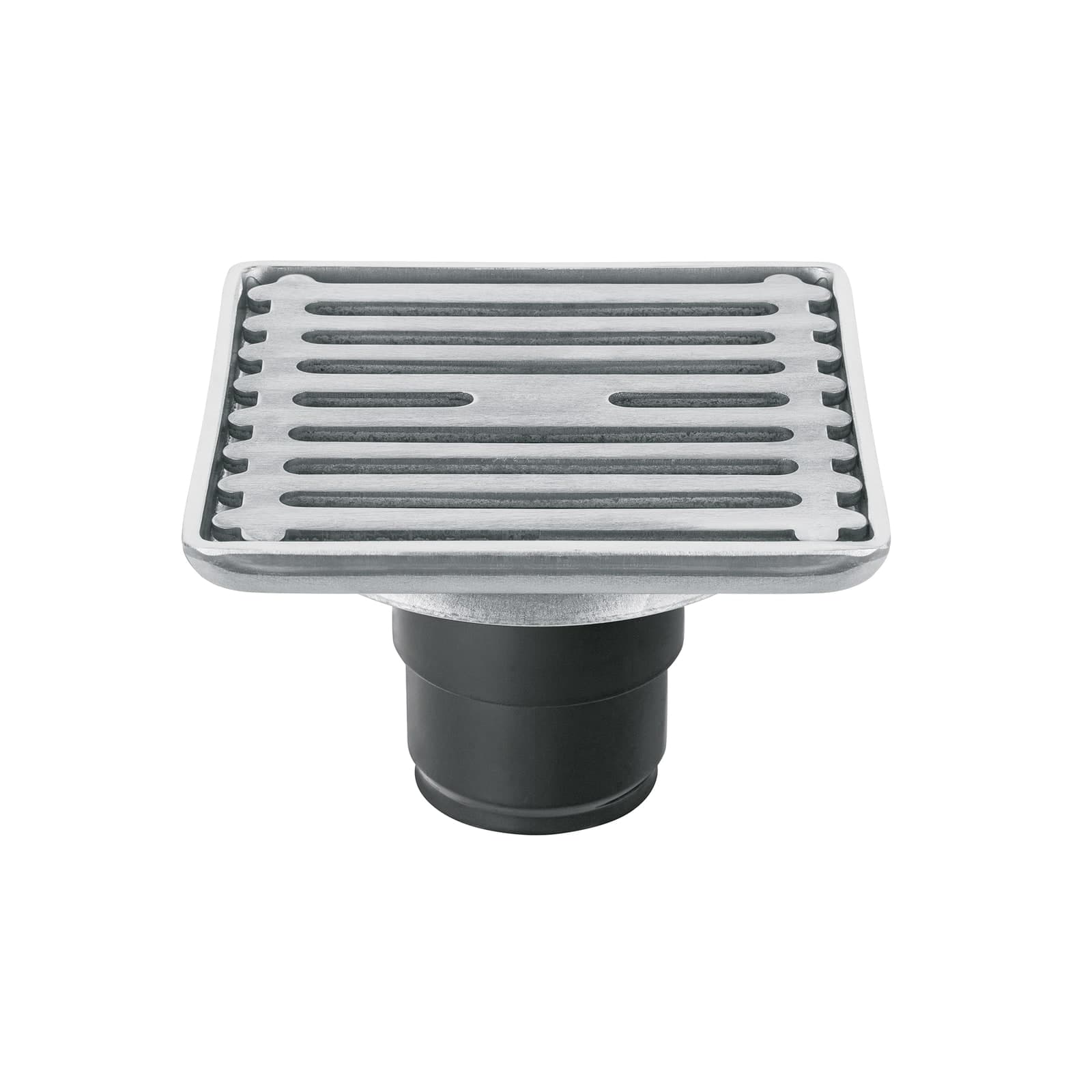 Coladera Universal Cuadrada C/Rejilla Acero Inox 4" x 4" RS-701 Foset