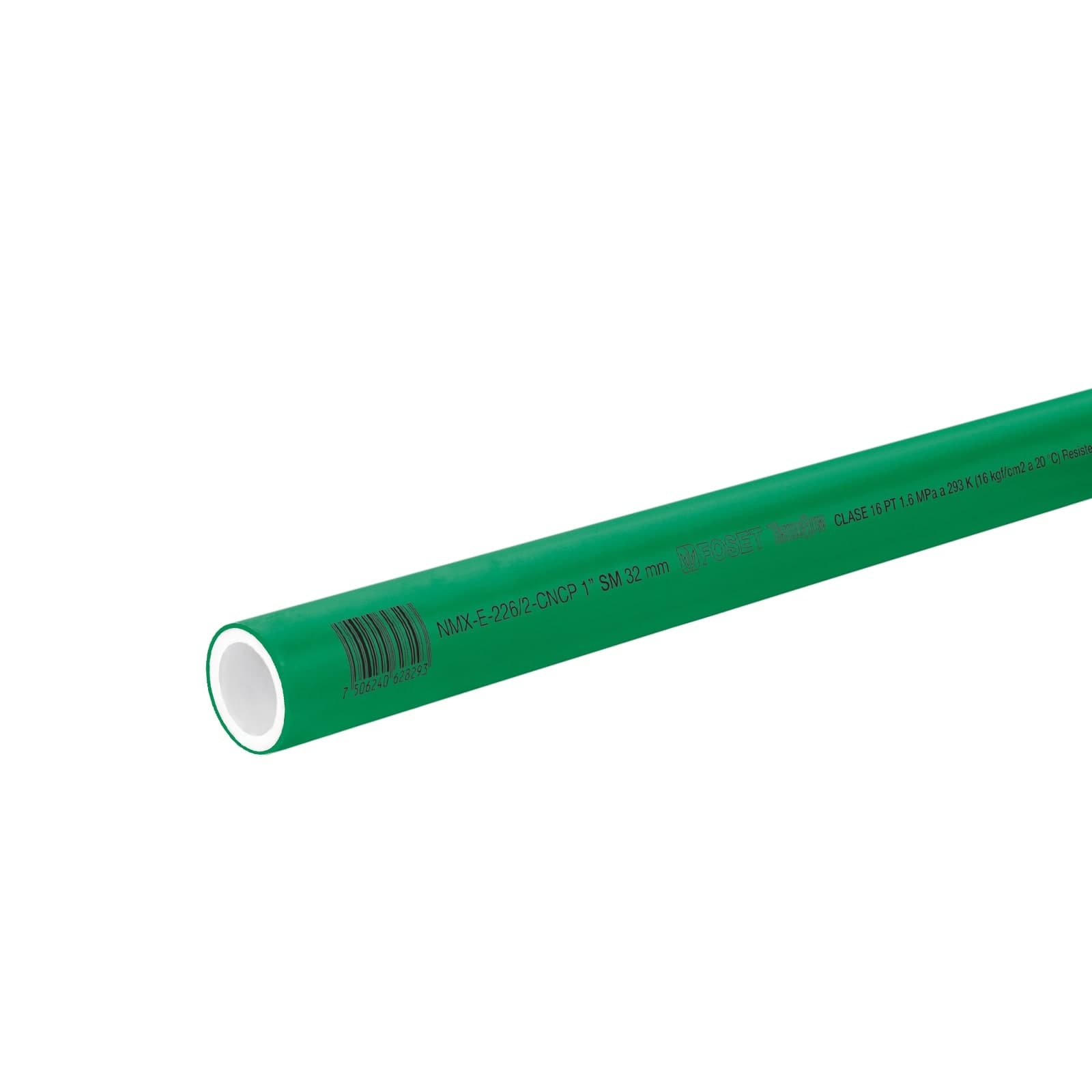 Tubo PPR 1 x 4 M Tramo CV-003 Foset