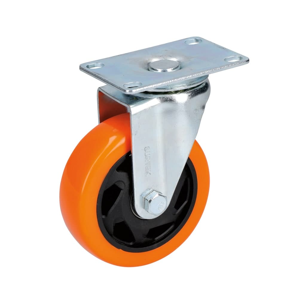 Rodaja PVC 3" Giratoria RV7G Surtek