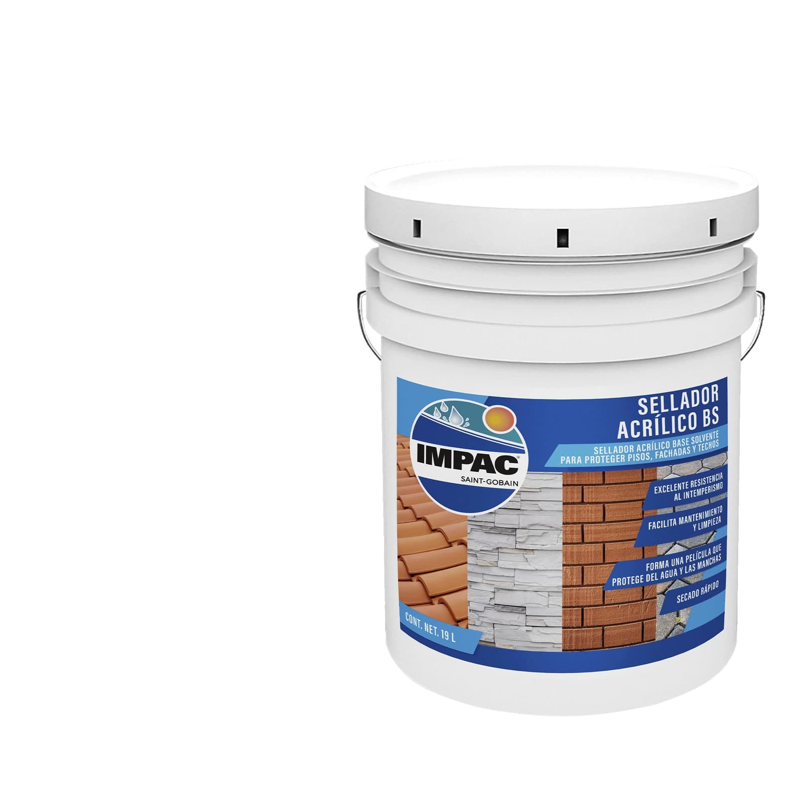 Sellador Acrílico 19 LT Impac