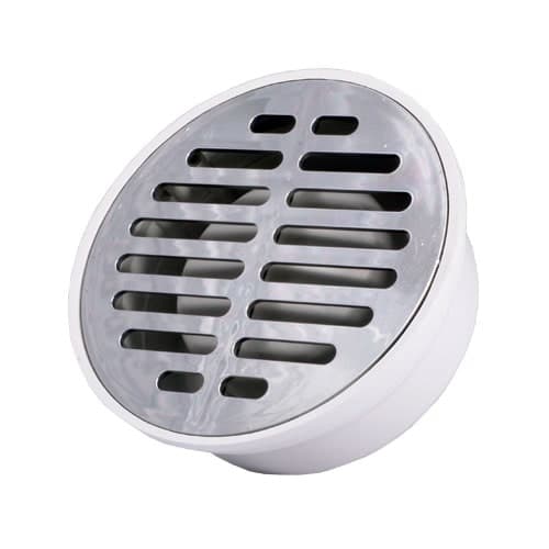 Coladera Universal Redonda C/Rejilla Plástica Cromada PC-101 Coflex