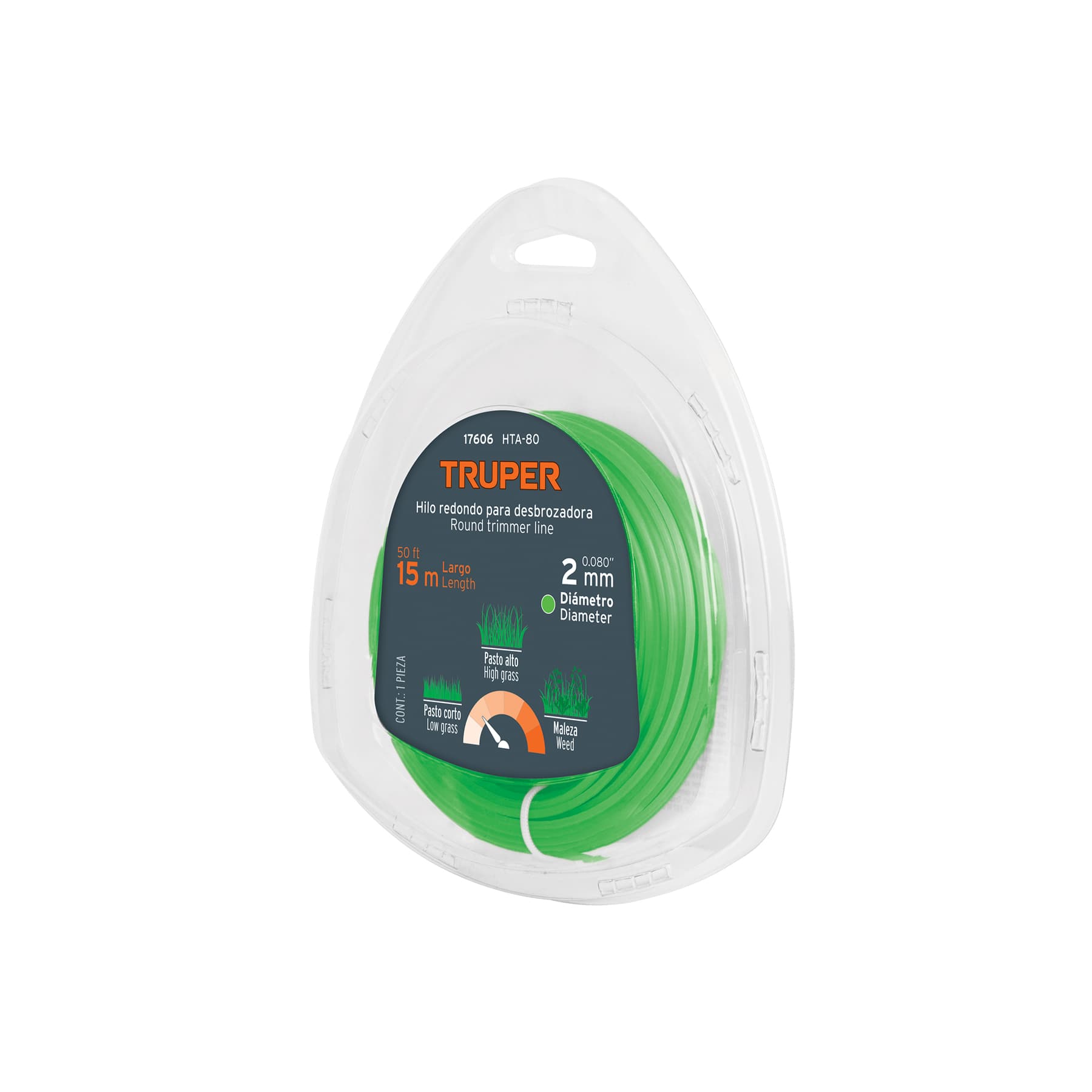 Hilo P/Desbrozadora 15 M HTA-80 Truper