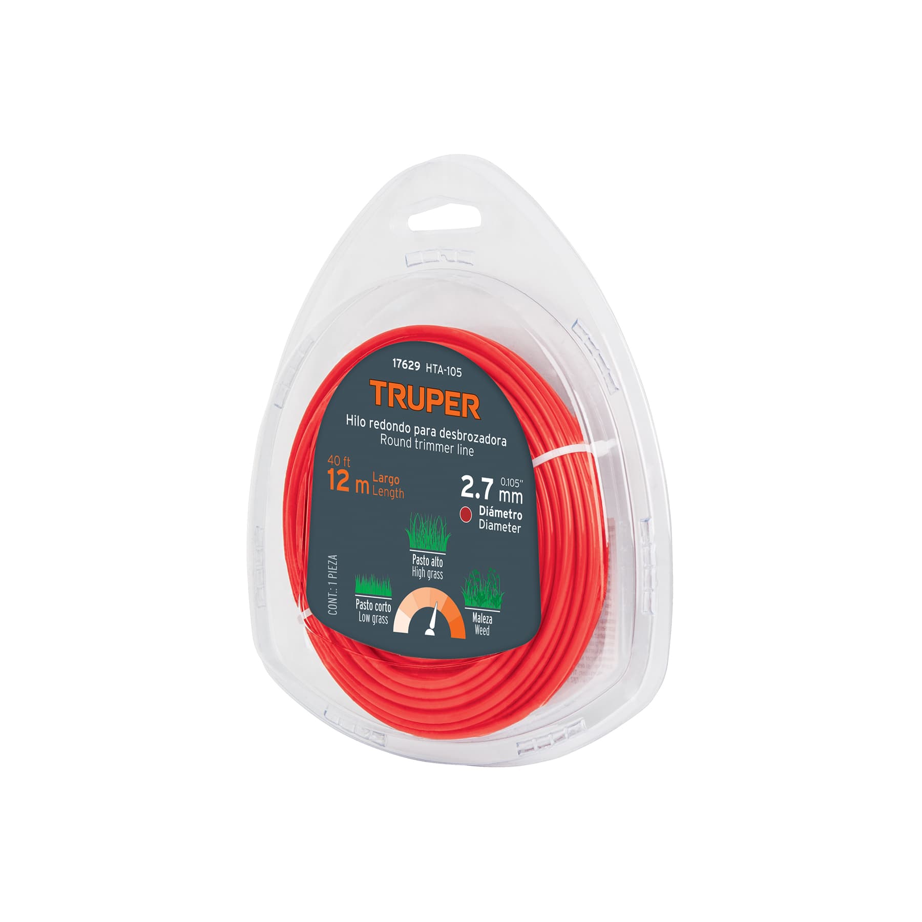 Hilo P/Desbrozadora 12 M HTA-105 Truper
