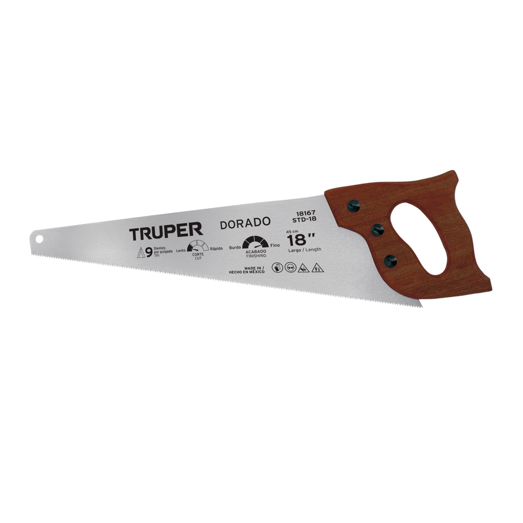 Serrucho 18" Dorado STD-18 Truper