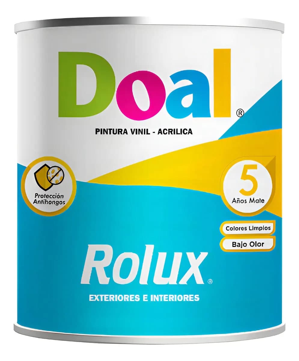 Vinilica Rolux AP 5 Años Lavable Blanco 22 LT Cubeton