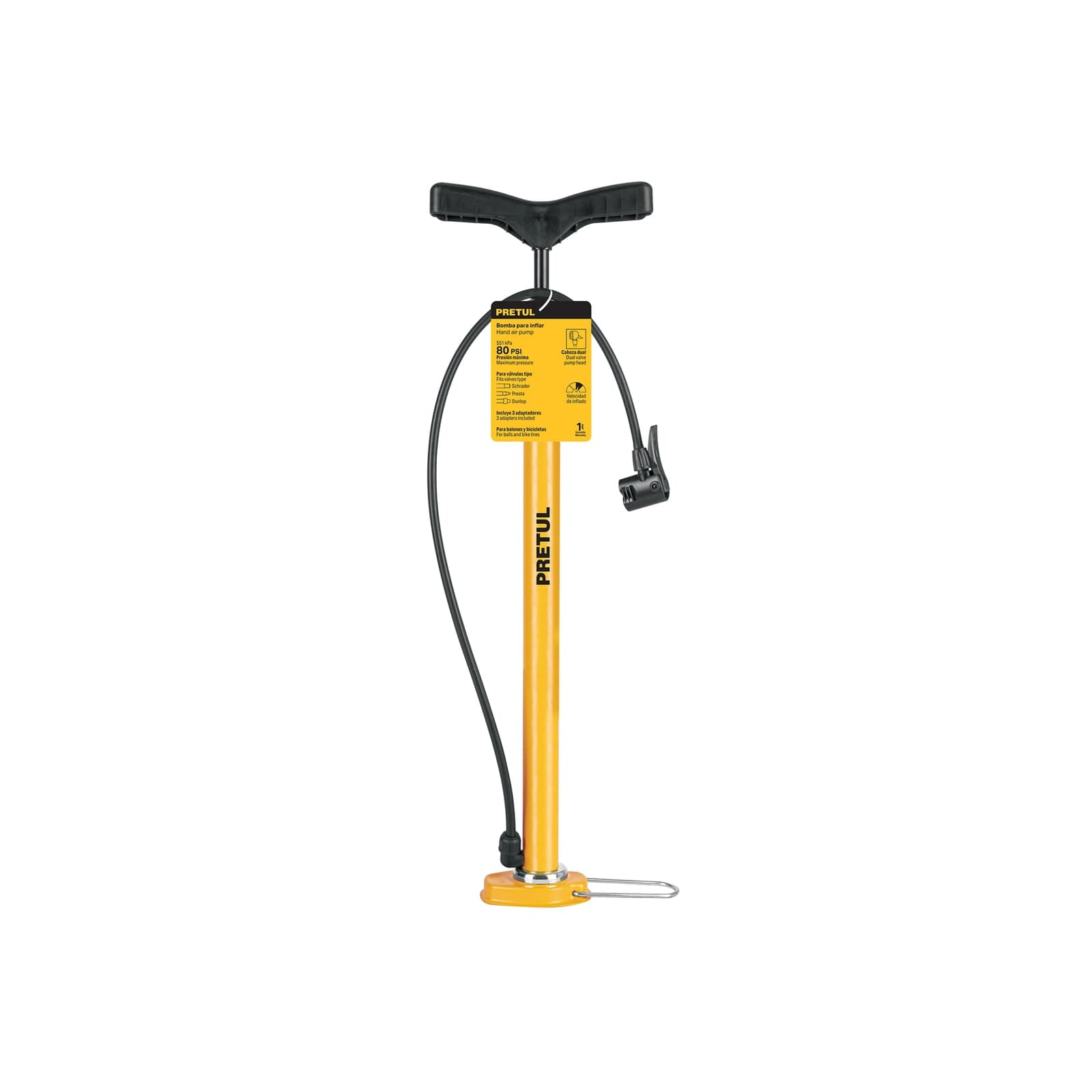 Bomba P/Inflar Manual 23" Bom-p Pretul