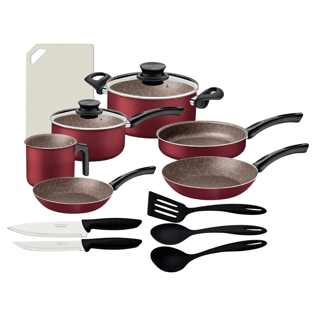 Batería de Cocina 14 Pzs 27899365 Paris Tramontina
