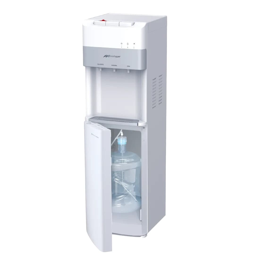 Enfriador Agua D/Piso Garrafon Oculto Blanco MDD30HD Mirage