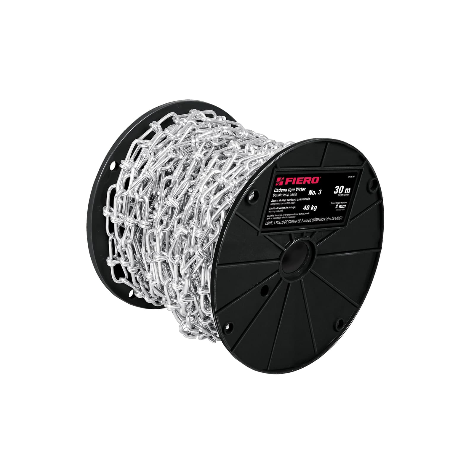 Cadena T/Victor 2.0 MM x 1 MT CADE-20 Fiero