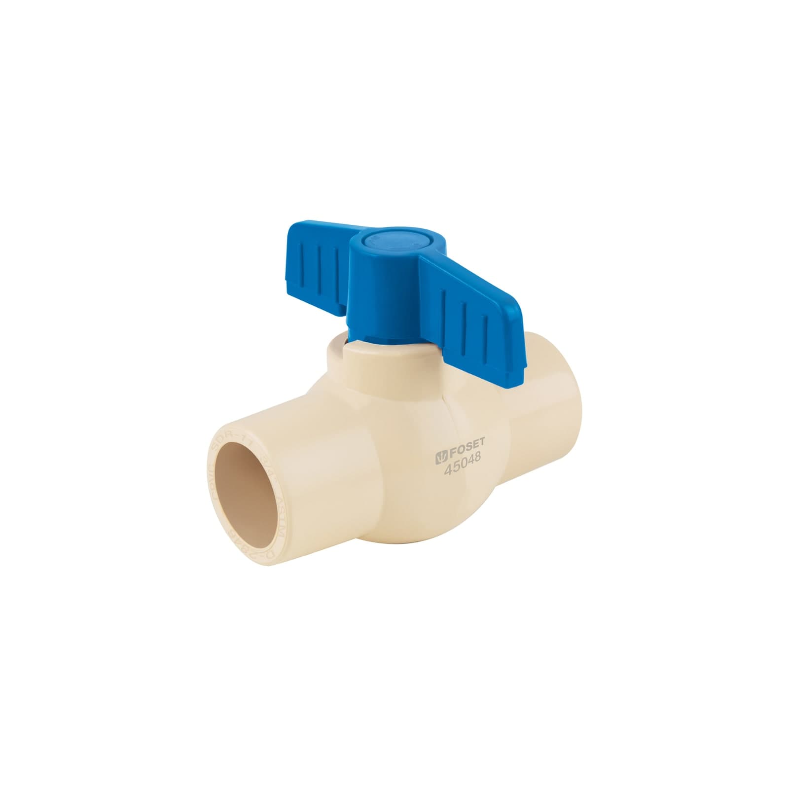 Válvula Esfera CPVC 3/4" Cementar CPVC-ES-3/4 Foset