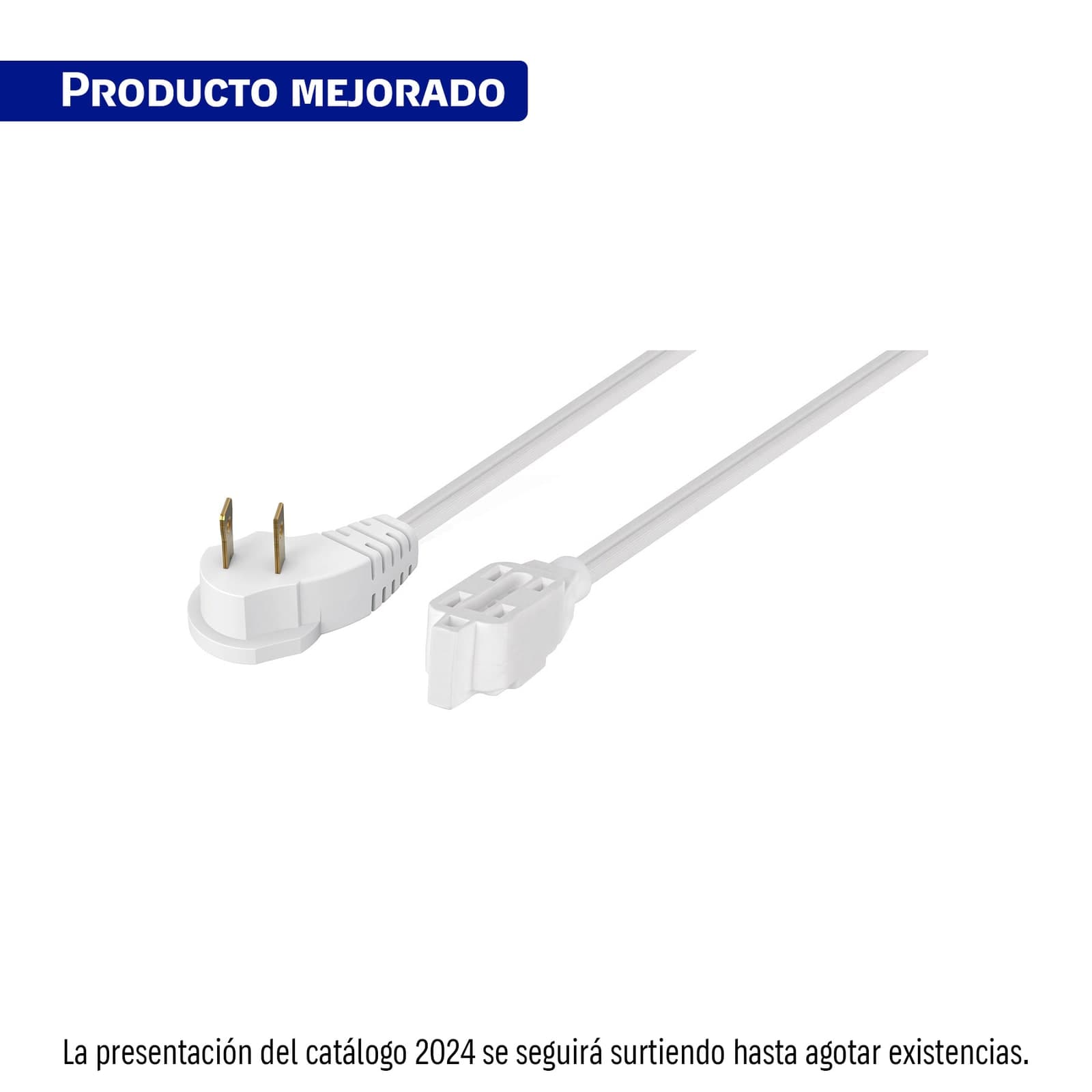 Extensión Eléctrica Domestica Blanca 4 M ED-4B Volteck