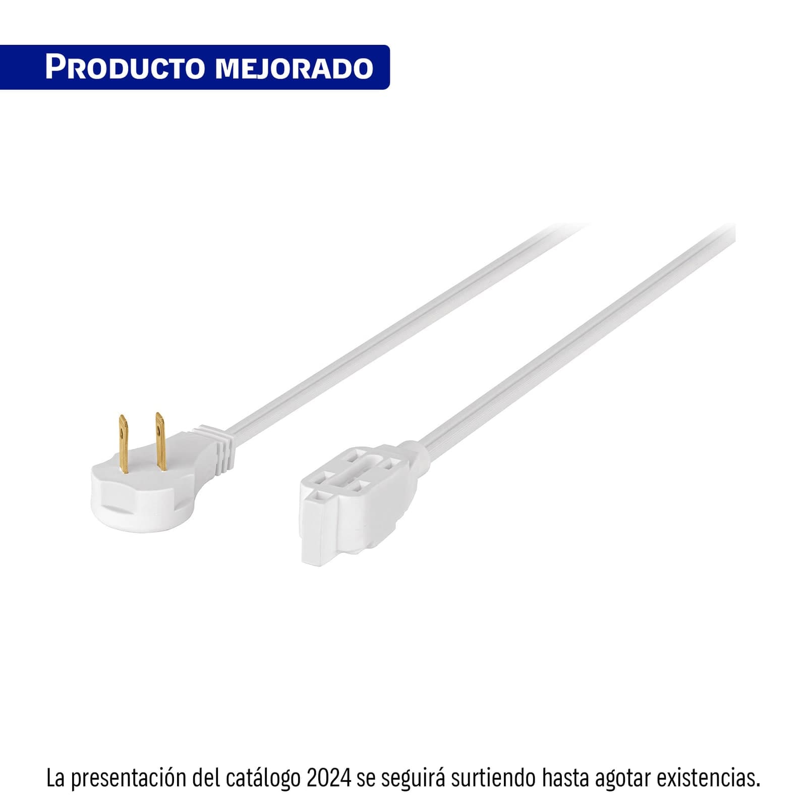 Extensión Eléctrica Domestica Blanca 6 M ED-6B Volteck