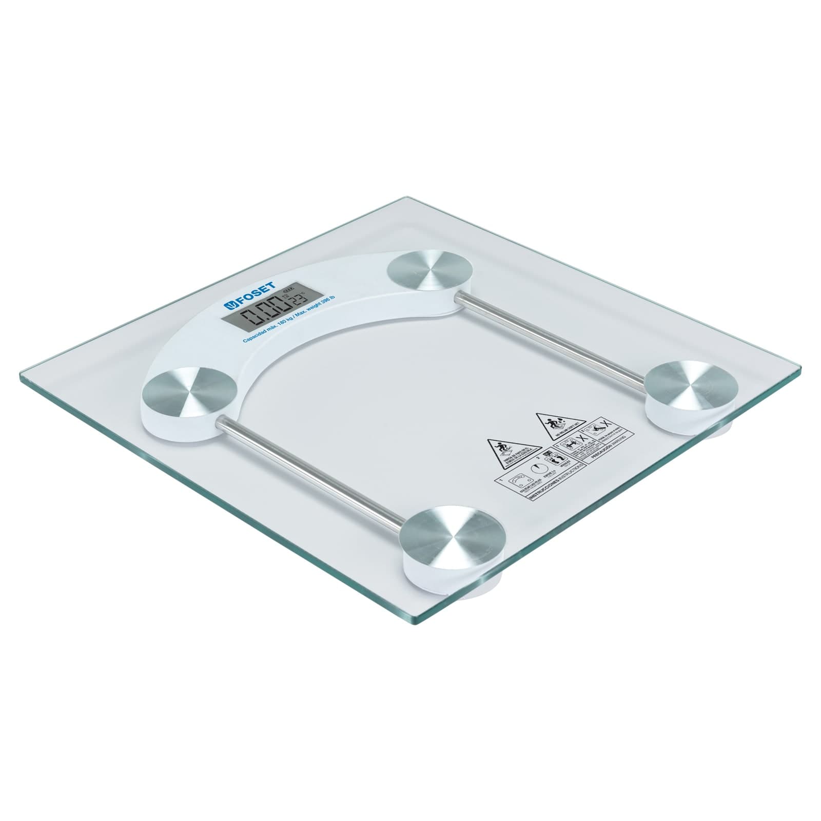 Báscula 180 KG Digital P/Baño BASC-180T Foset