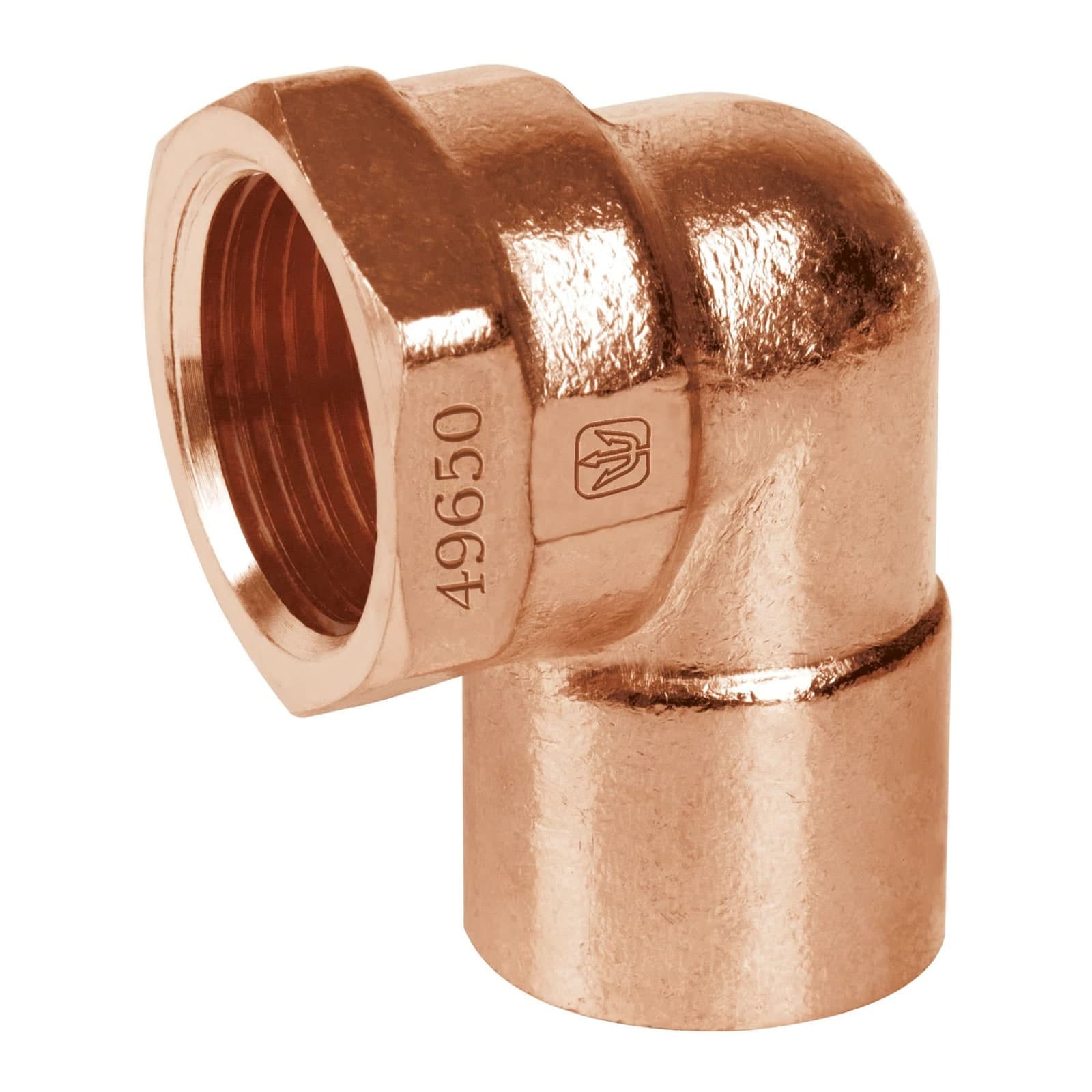 Codo Cobre 90 R/Interior 1/2"