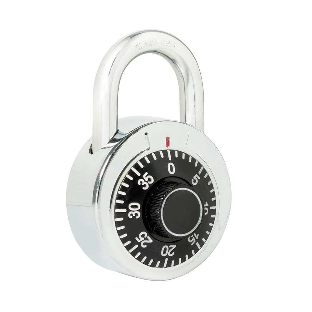Candado Acero Combinacion de Disco 50 MM Negro L26S50NGB Lock