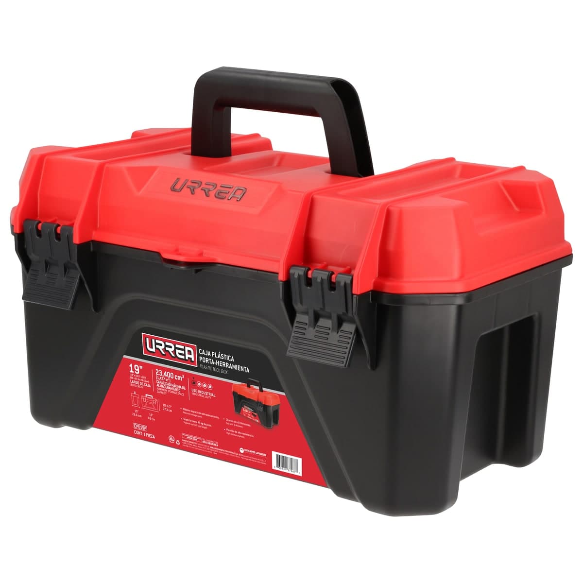 Caja P/Herramientas C/Compartimentos 19" CPU19P Urrea