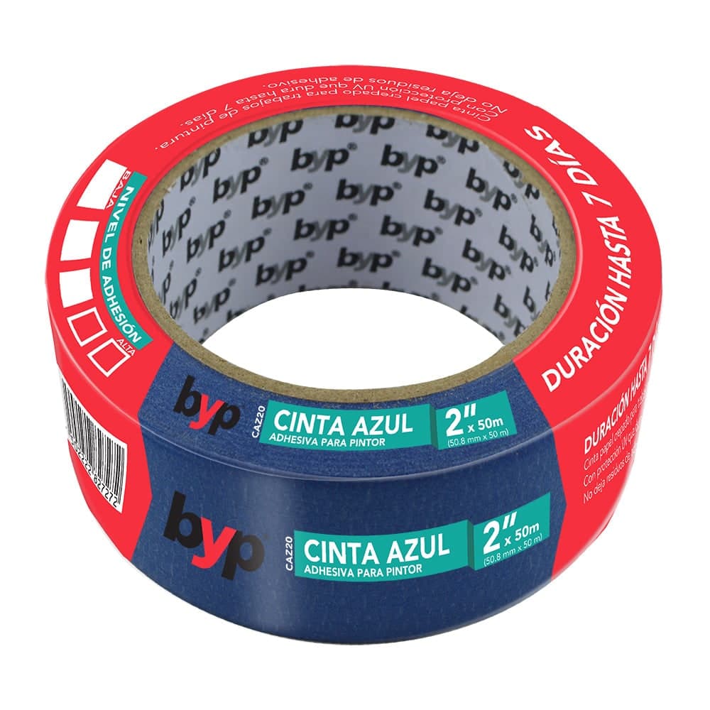 Cinta Masking Tape Azul 2" CAZ20 BYP