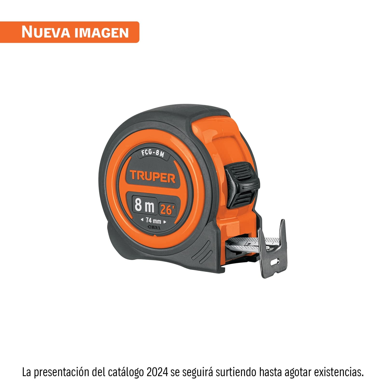 Flexometro con Grip 8M FCG-8M Truper