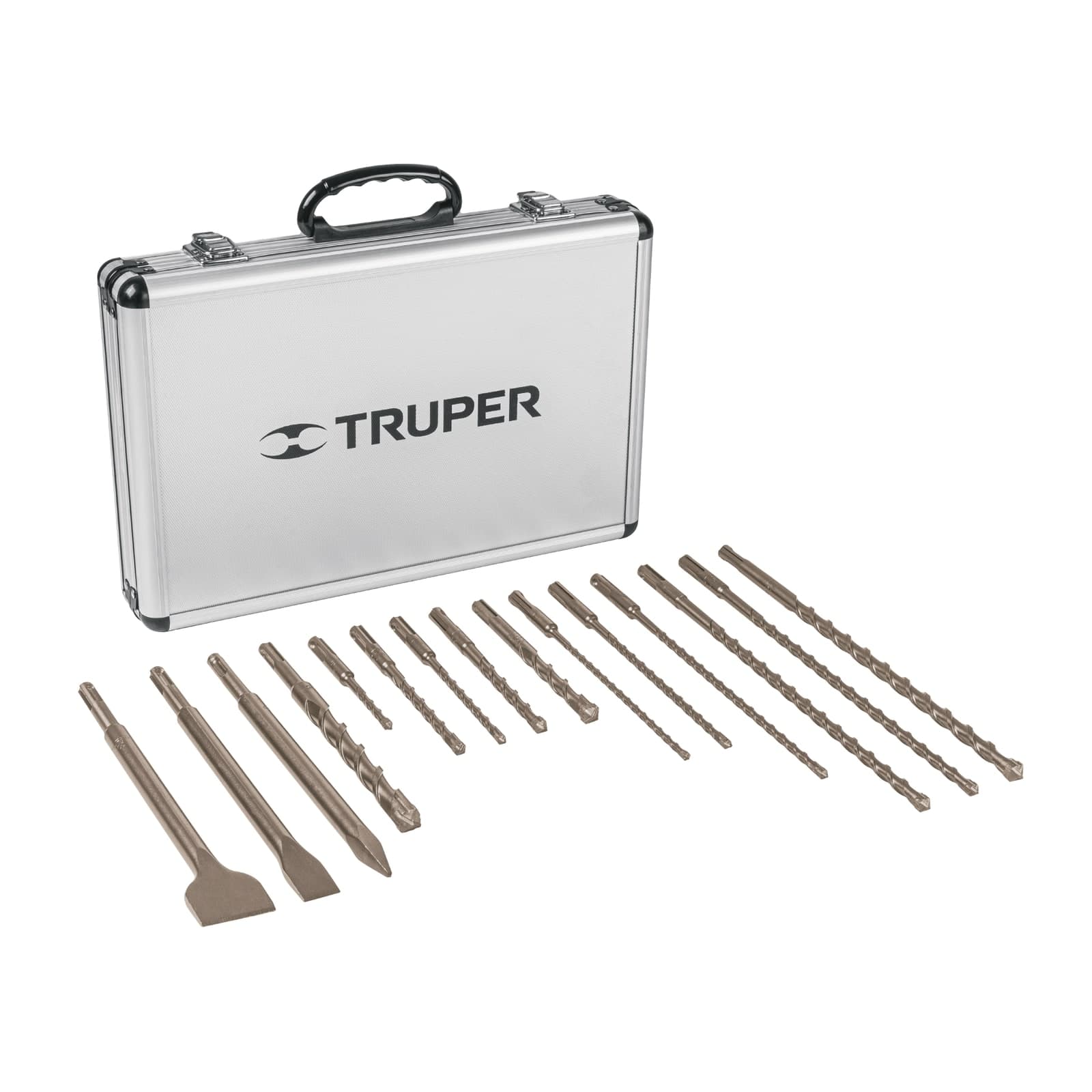 Jgo Brocas y Cinceles Sds Plus P/Concreto 15 Pzs JSDS-15 Truper