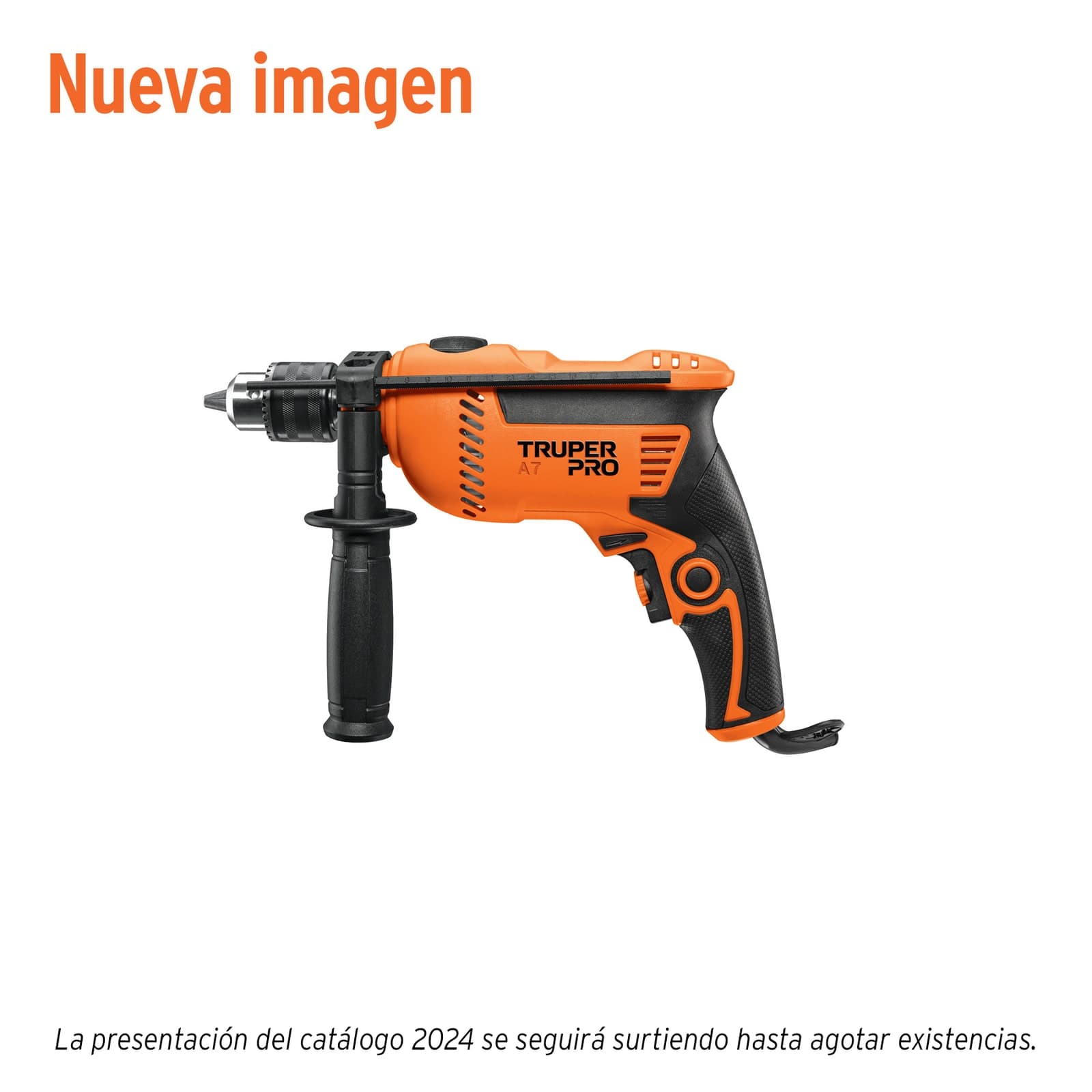 Rotomartillo 1/2" Profesional 650 W 3100 RPM ROTO-1/2A7 Truper Pro