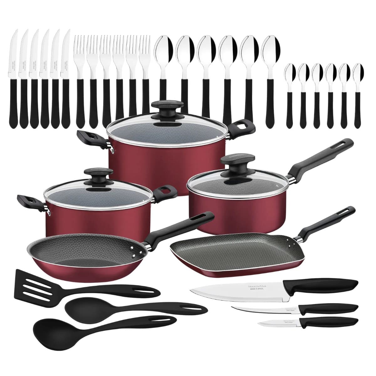 Batería de Cocina 38 Pzs 27899328 Loreto Tramontina