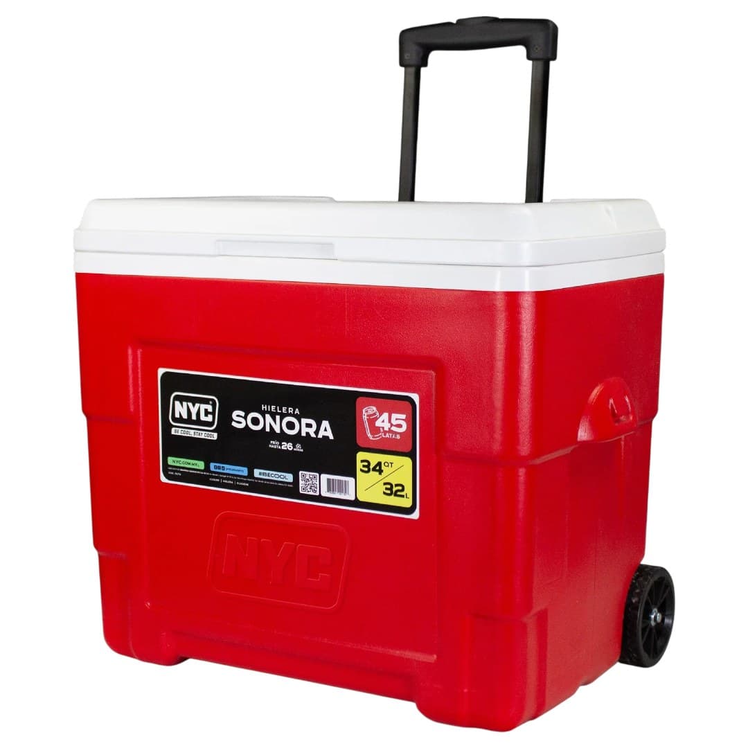 Hielera C/Ruedas 32 LTS/34 Qts Sonora 0170 Nyc