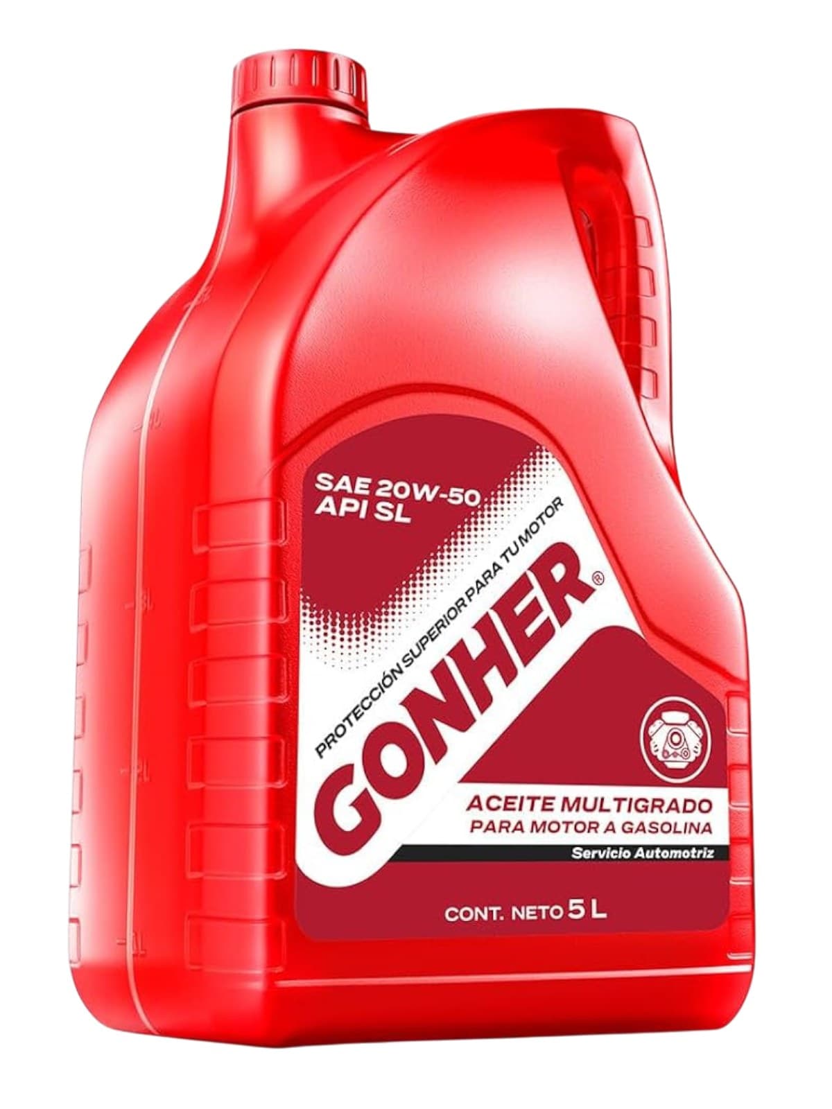 Aceite P/Carro 5 LT 20W-50 Gonher