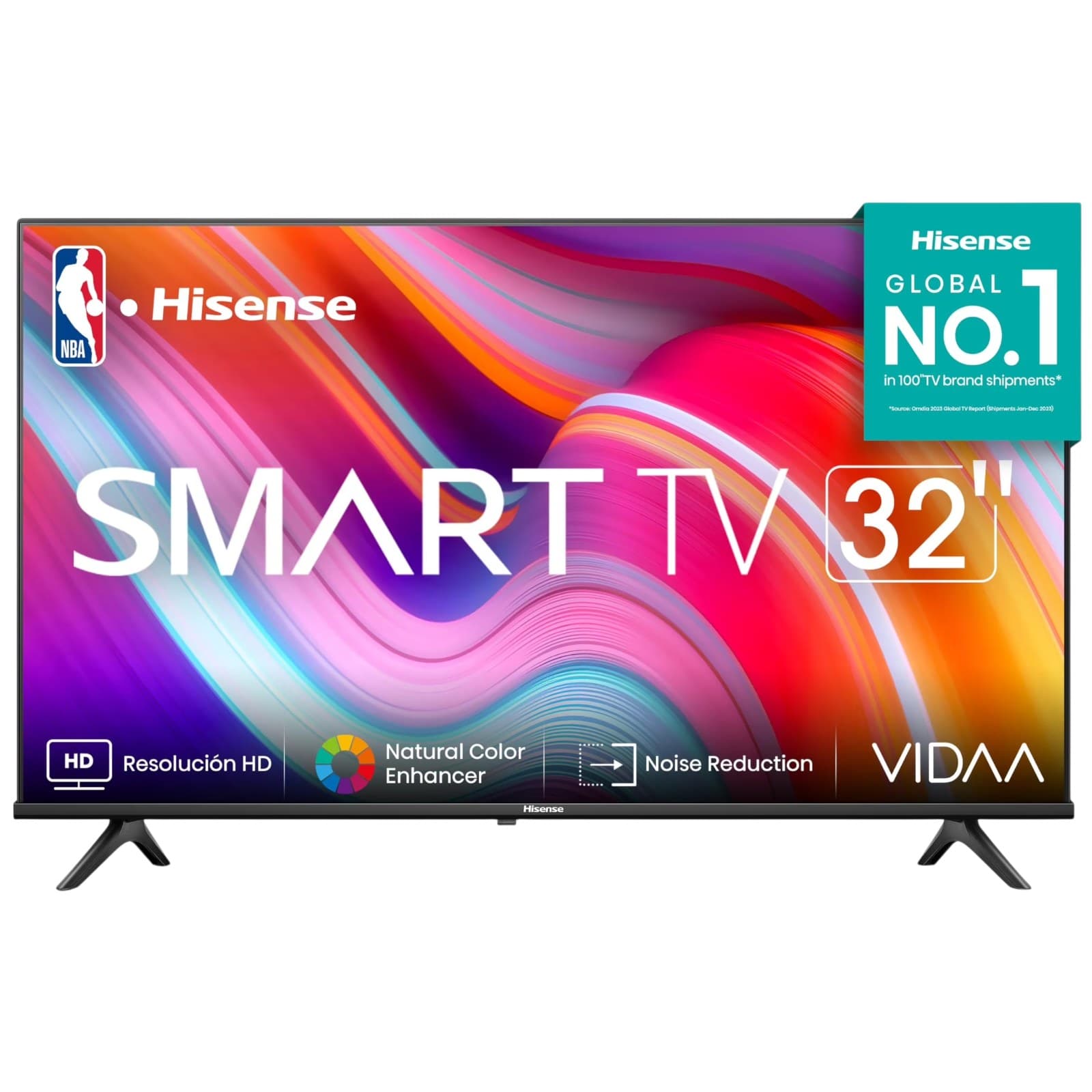 Pantalla 32" Smart HD Vidaa TV WiFi Ethernet 32A4KV Hisense