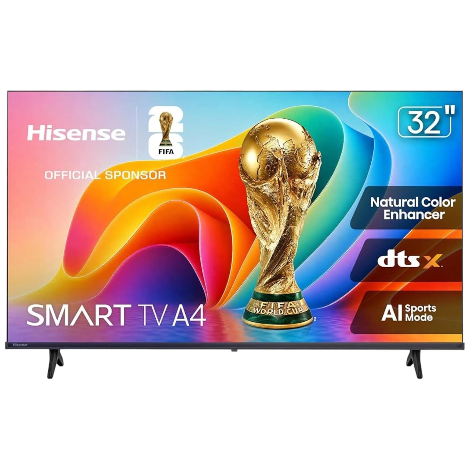 Pantalla 32" Smart HD Vidaa TV WiFi Ethernet 32A4NV Hisense